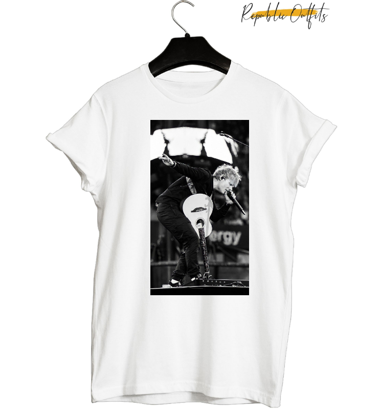 Ed Sheeran Live Performance Graphic T-Shirt – 180 GSM 100% Pure Cotton | DTG Printed
