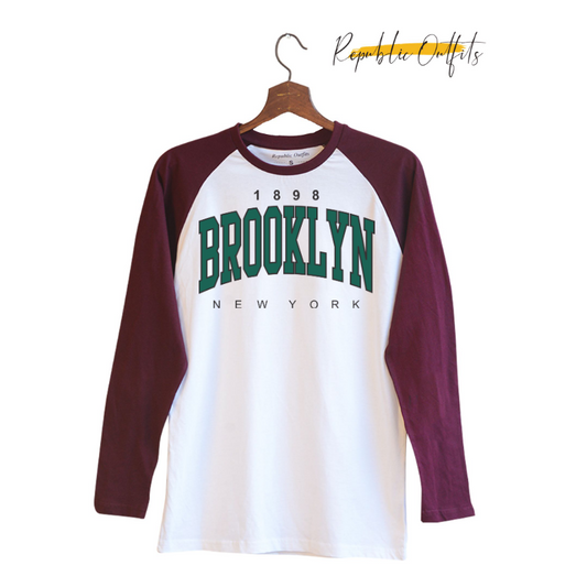 Brooklyn 1898 Raglan Long Sleeve T-Shirt