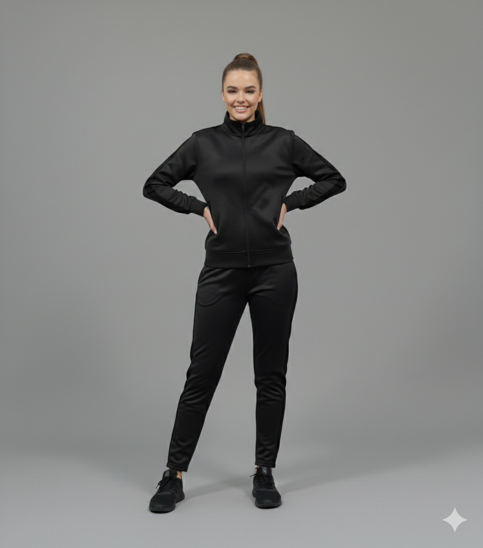 Women Polyester Fleece Tracksuit