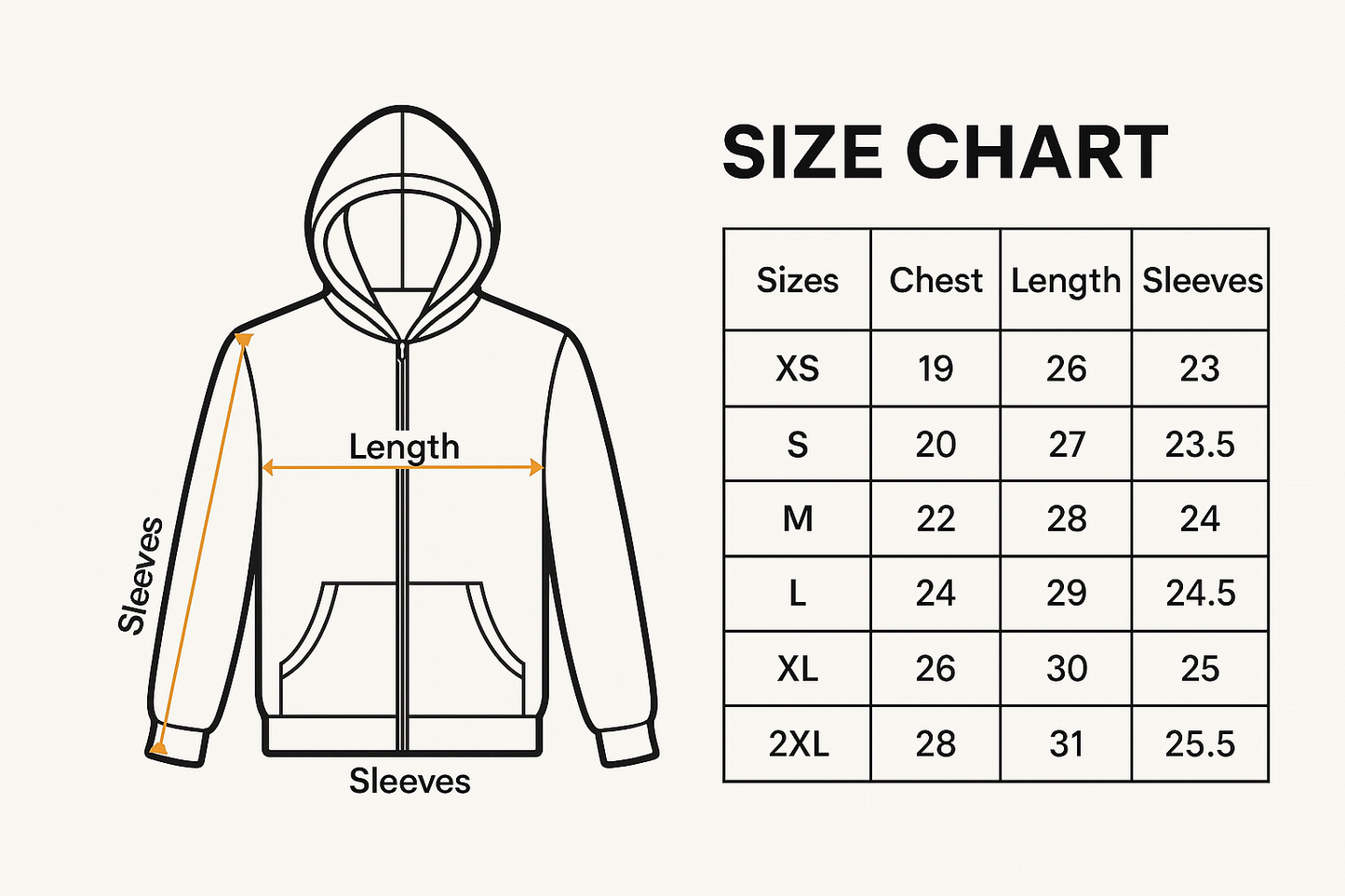 Zipper Basic Hoodies Collection