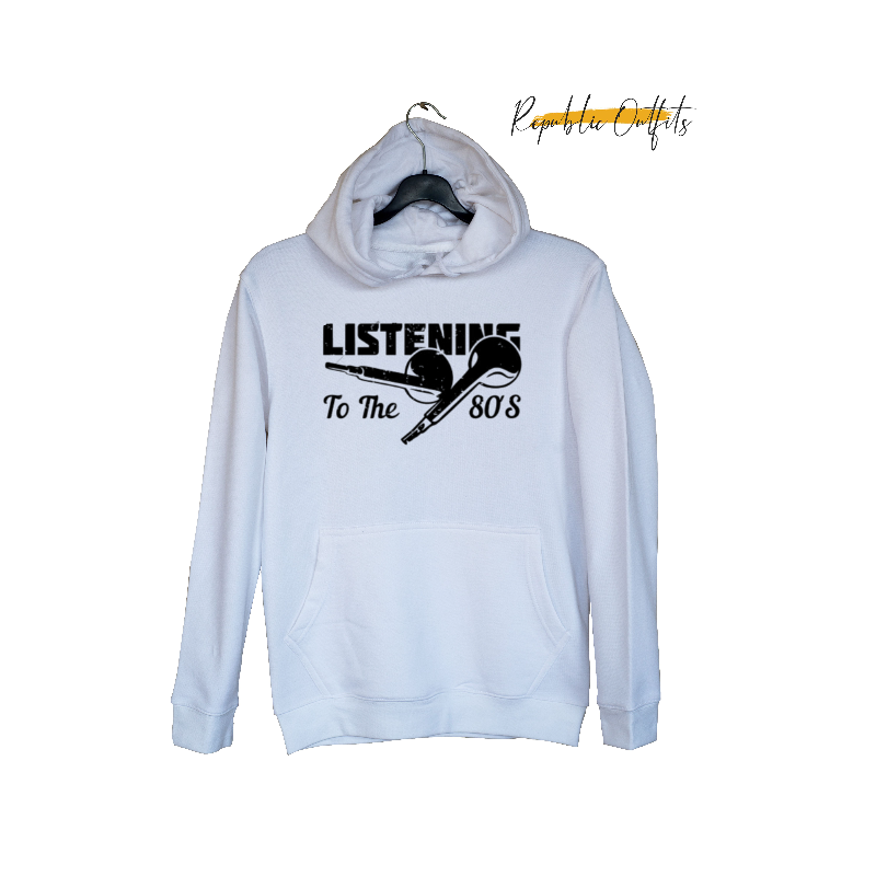 Listening to the 80s Hoodie