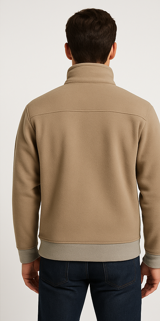 Fleece Jacket with Grey Wool Inner