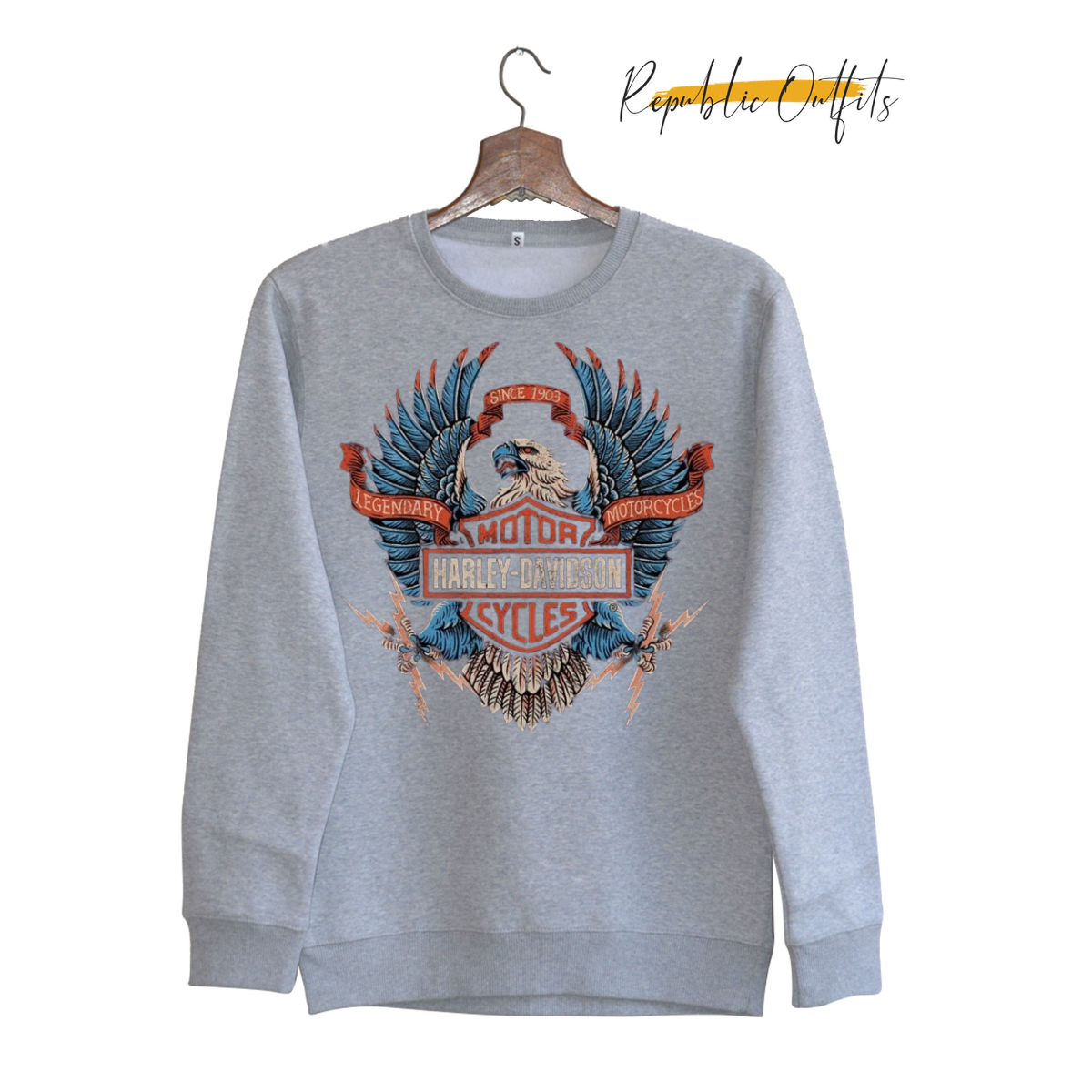 Harley Davidson Wings Sweatshirt