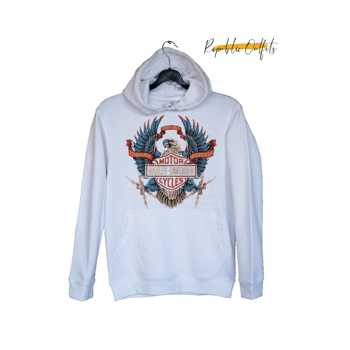 Harley Davidson Wings Hoodie
