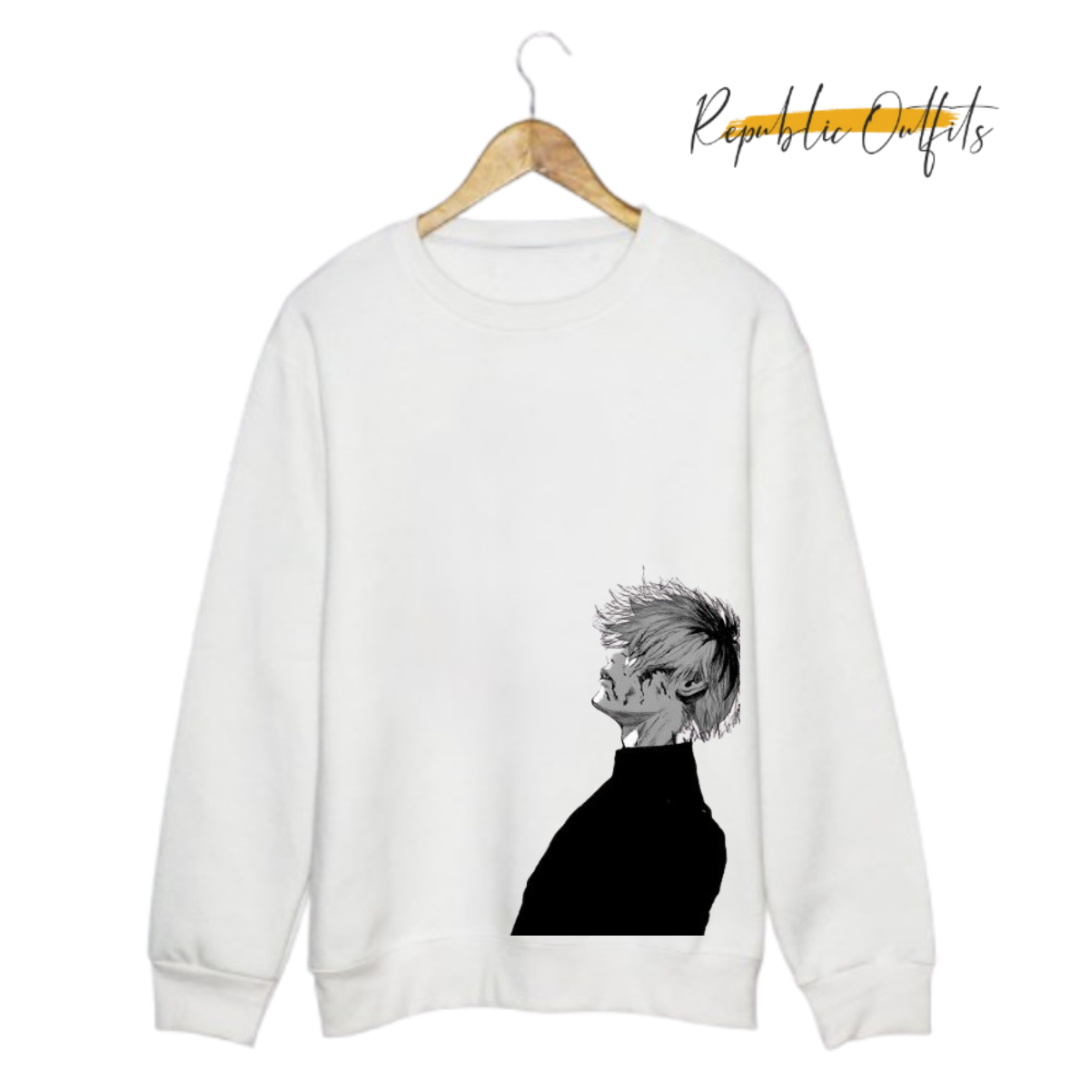 Monochrome Profile Sweatshirt
