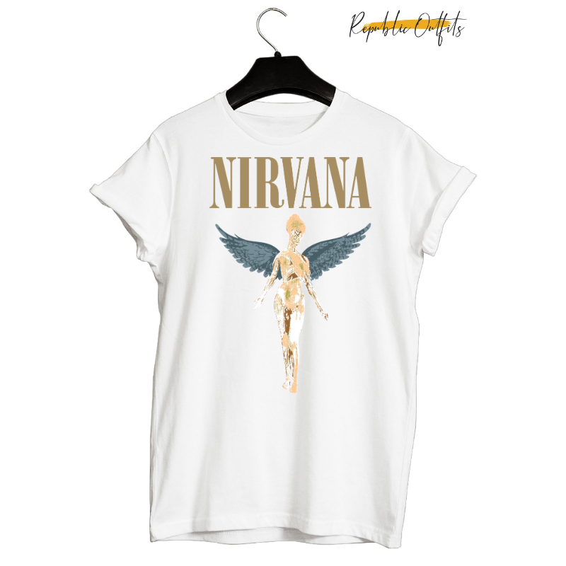 Nirvana In Utero Album Tee – Classic Grunge Style