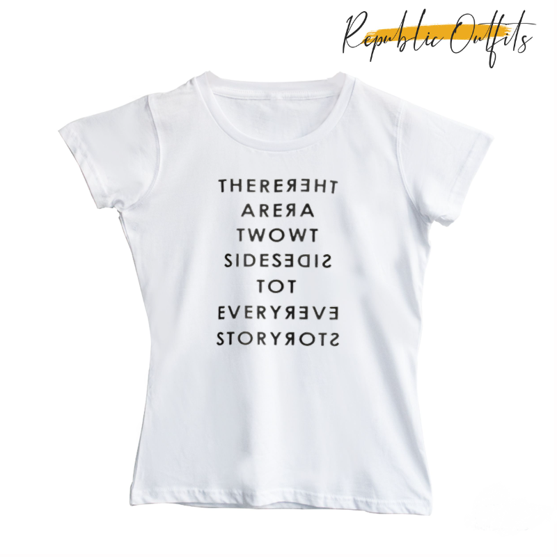Two Sides Typography T-Shirt
