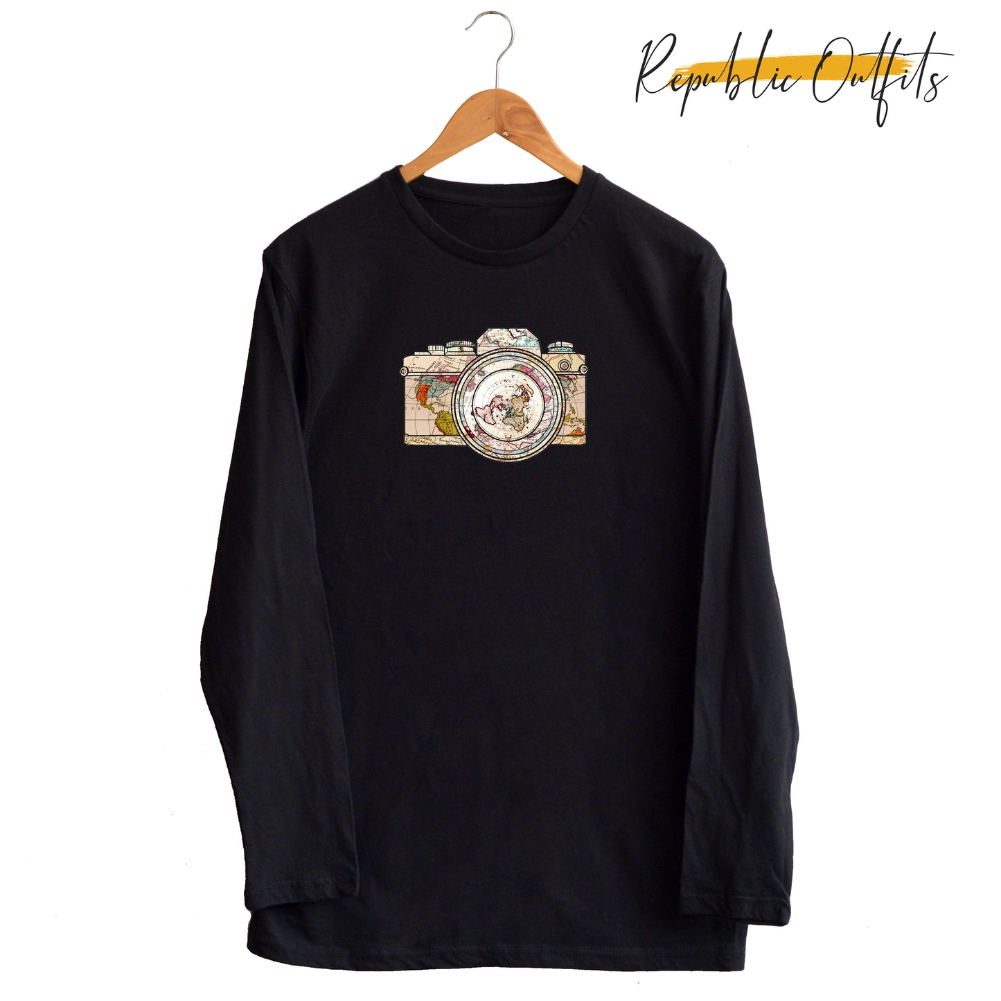 Camera Black Tee