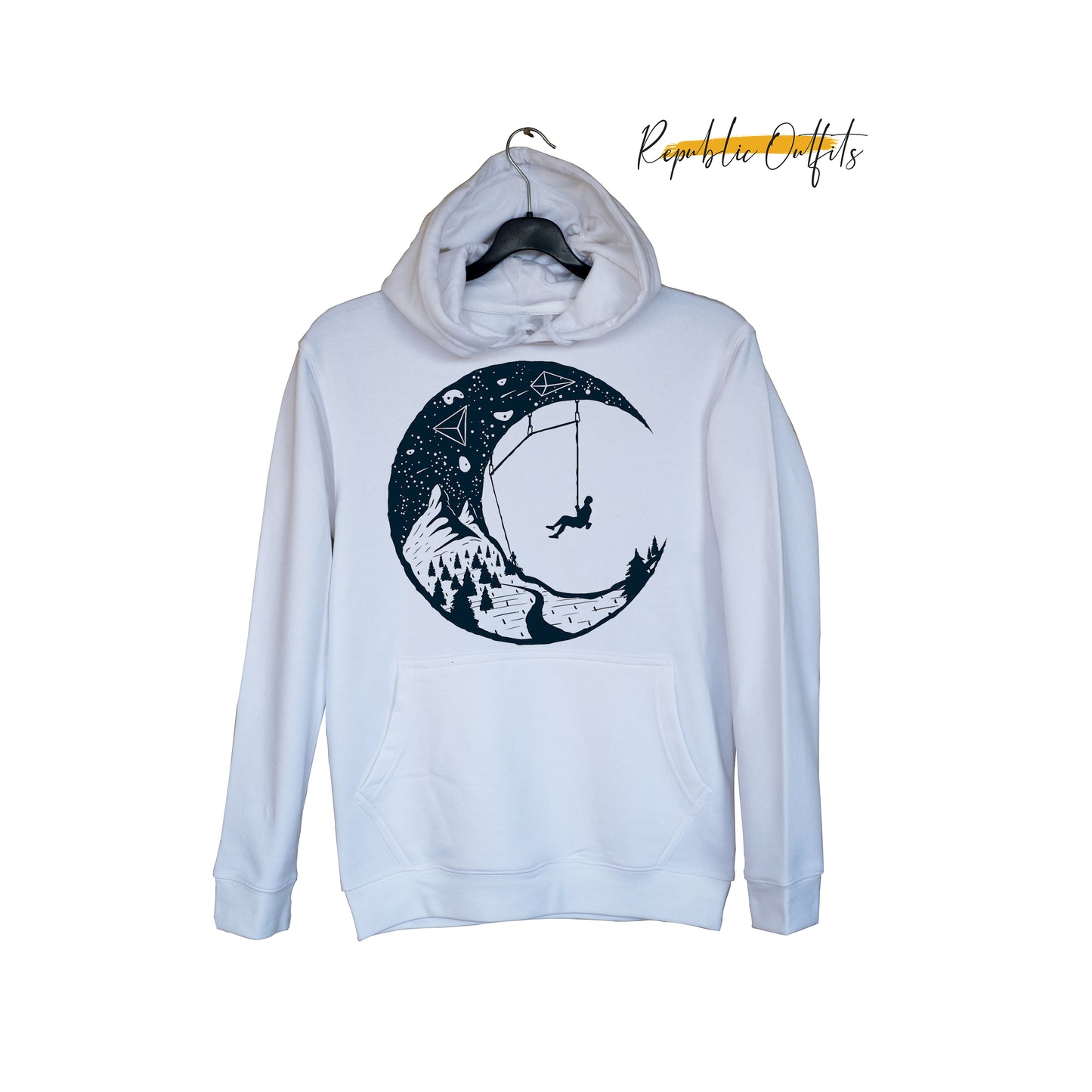 Climber White Hoodie