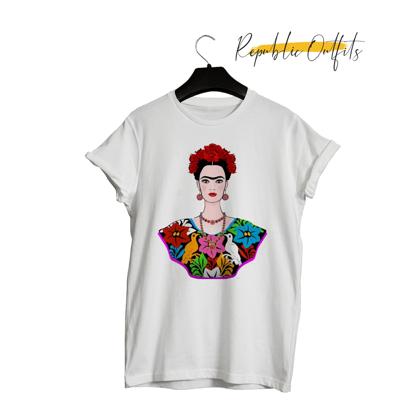 Frida Hibiscus Tee