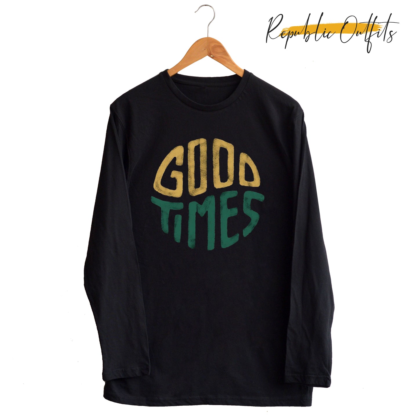 Good Times Graphic T-Shirt – Black