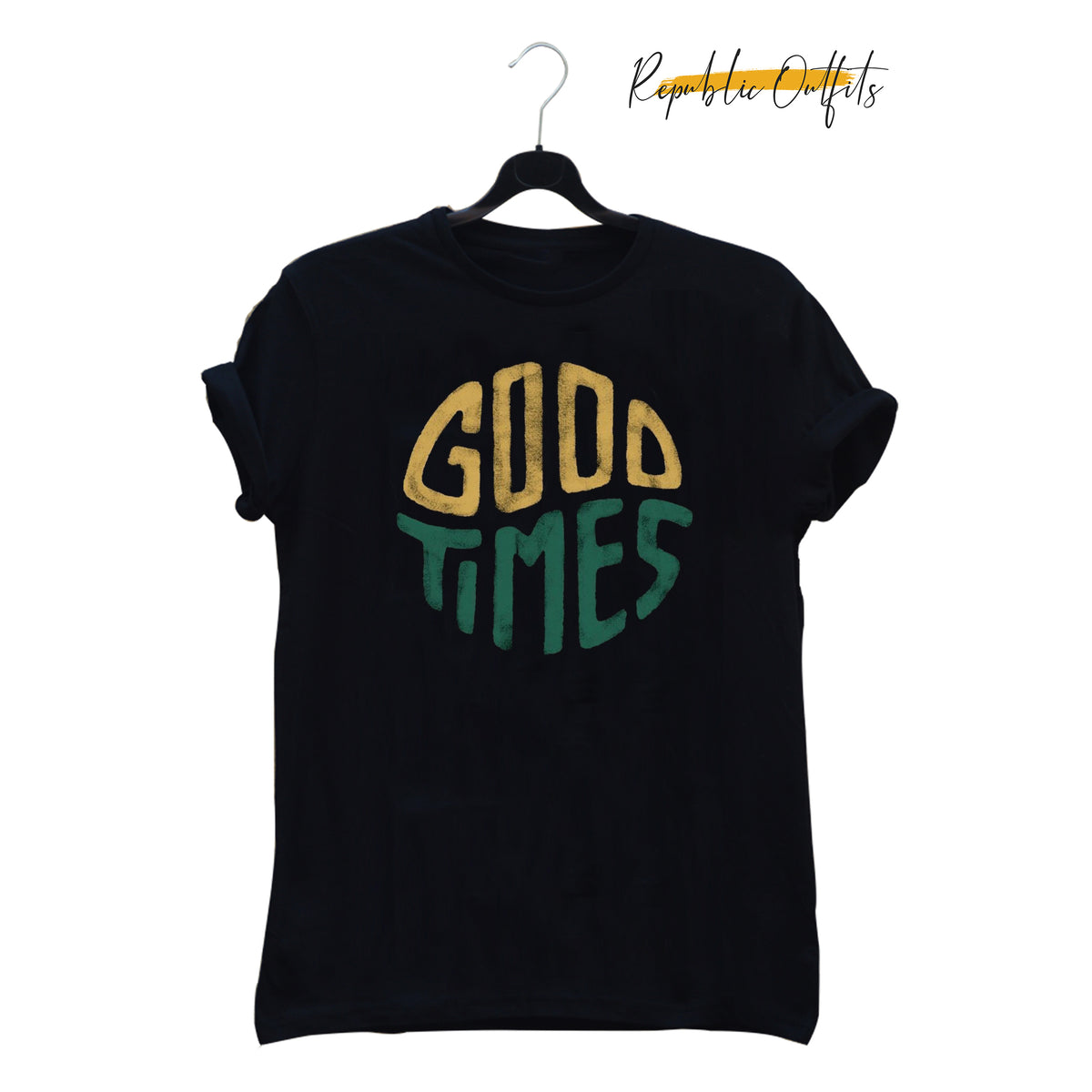 Good Times Graphic T-Shirt – Black