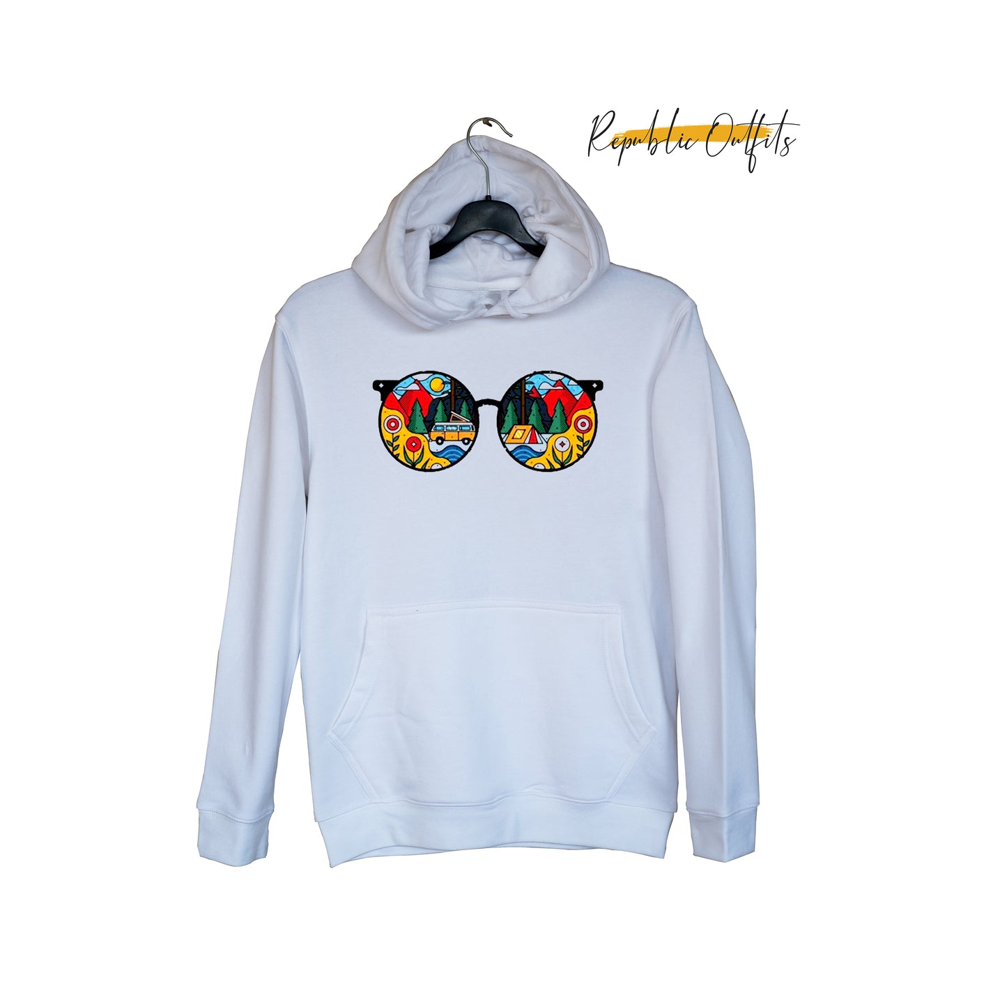 Hippy Glasses Hoodie