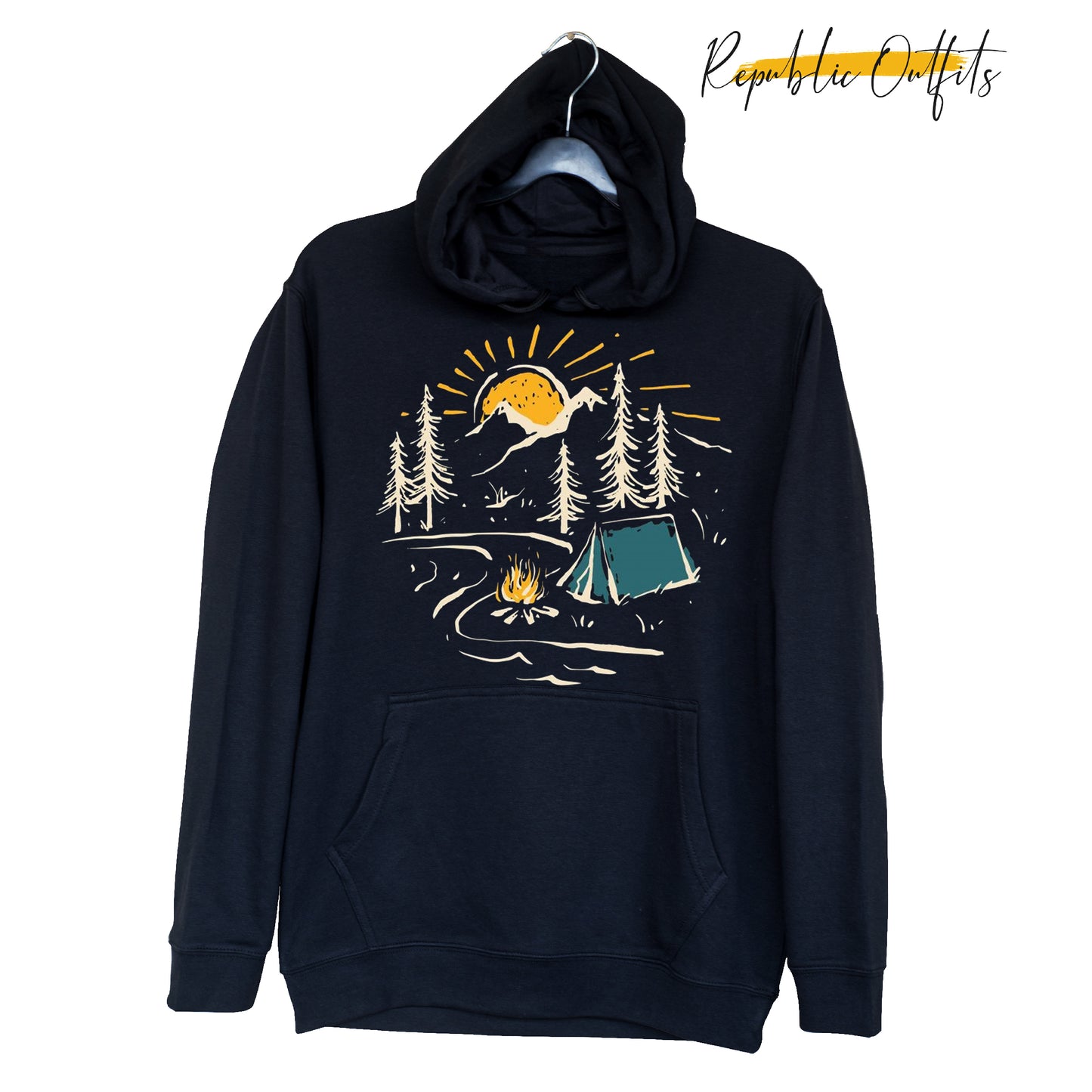 In The Forest Black Hoodie