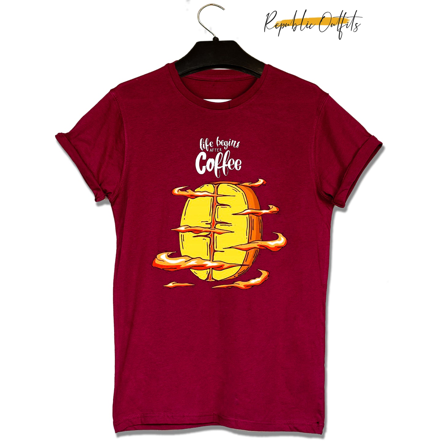 Life Starts with Coffee Tee