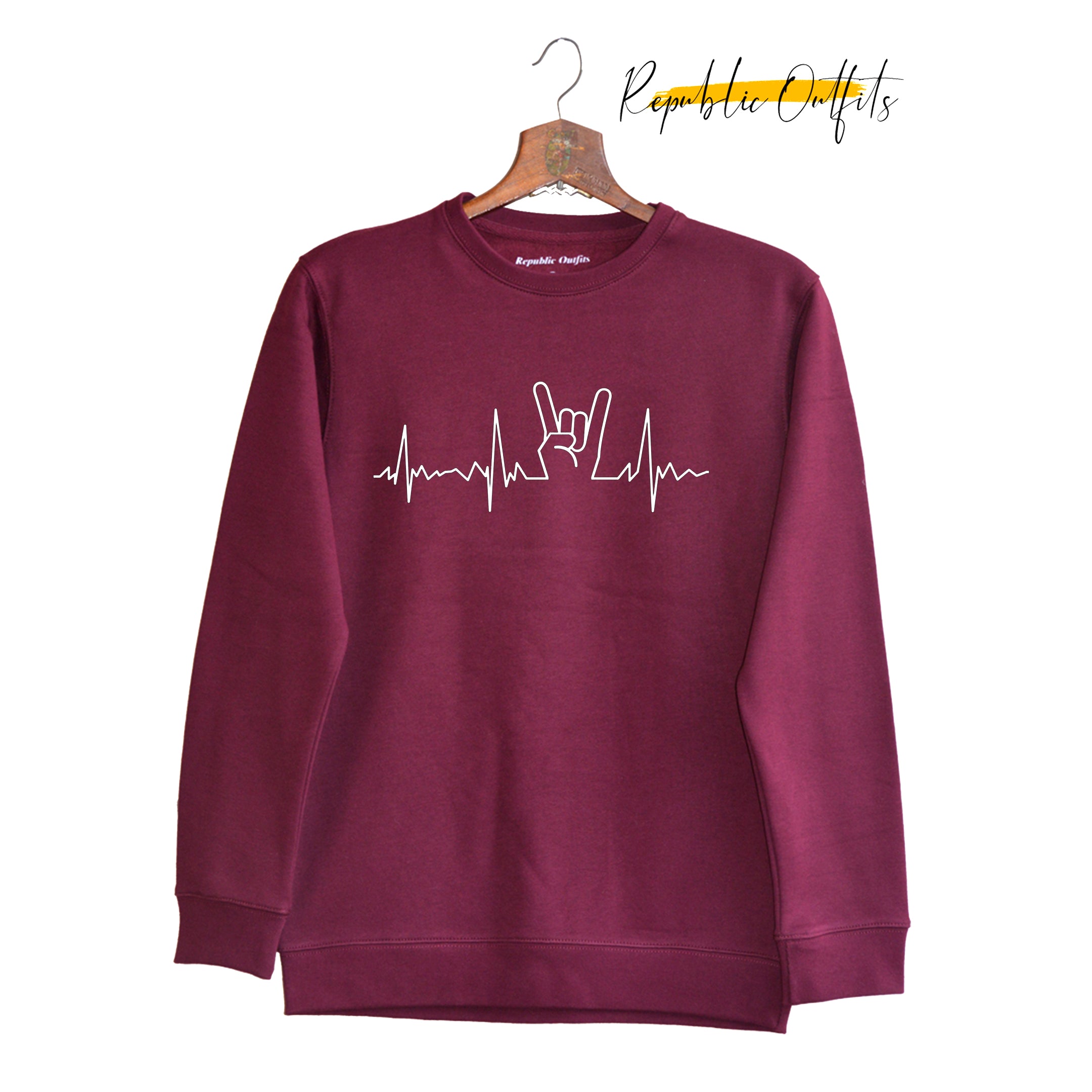 Lifeline Maroon Sweatshirt