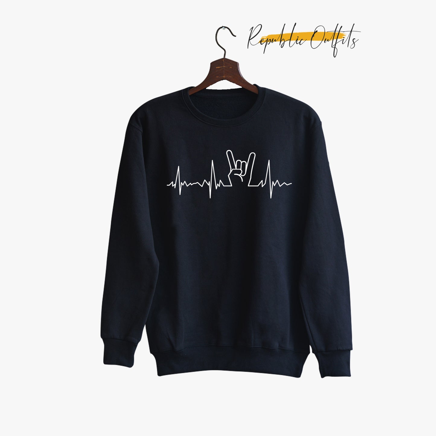 Lifeline Black Sweatshirt