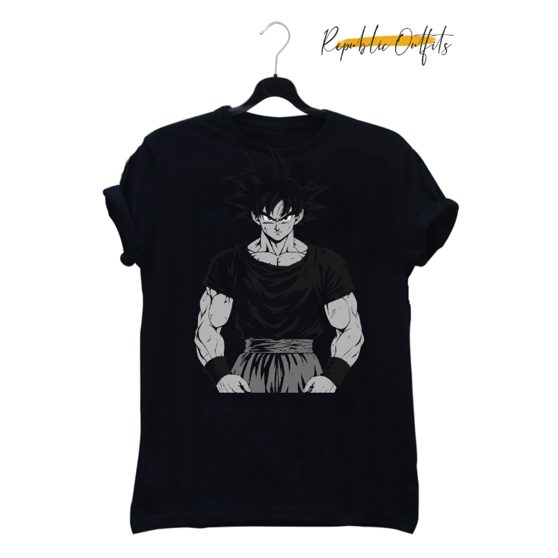 Goku Anime Graphic T-Shirt – 100% Cotton | Screen Printed
