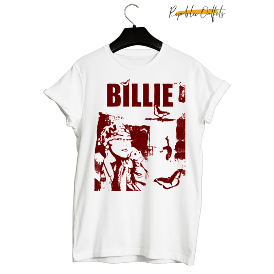 Billie Eilish "Blohsh" Collage Graphic T-Shirt