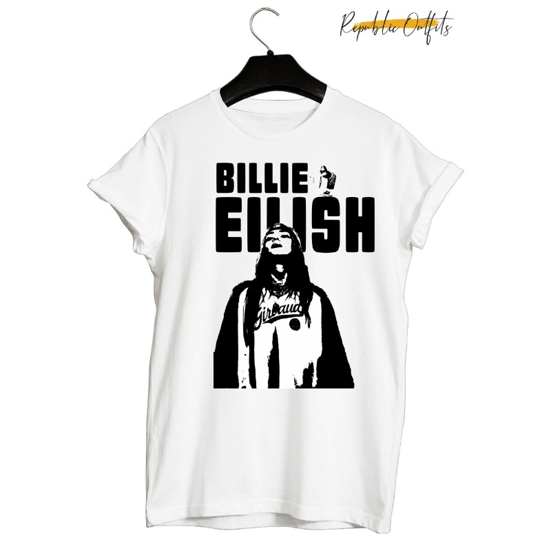 Billie Eilish "Photographic Wordmark" Graphic T-Shirt