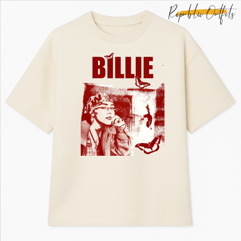Billie Graphic Dropped Shoulder T-Shirt