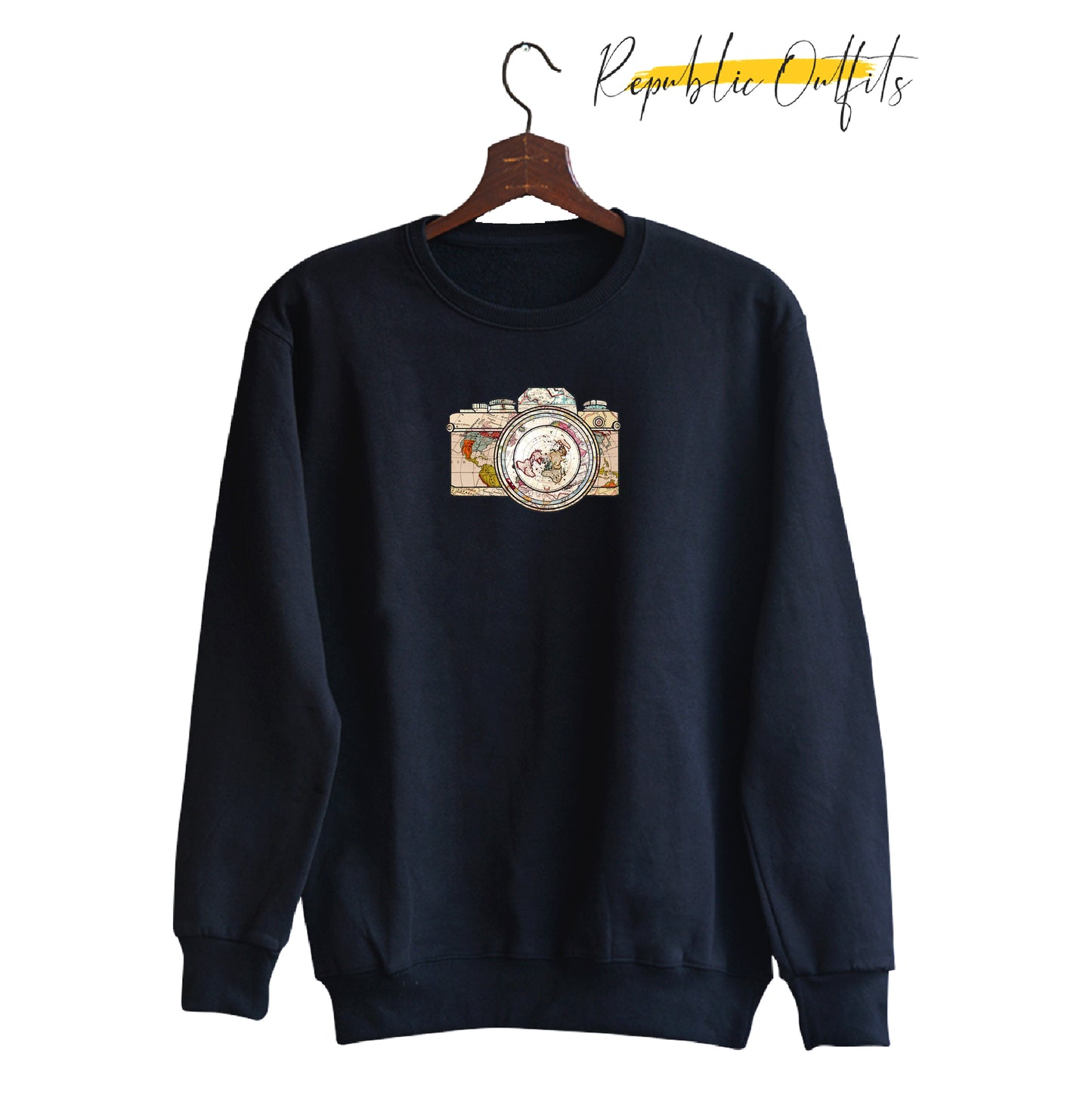 Camera Maroon Sweatshirt