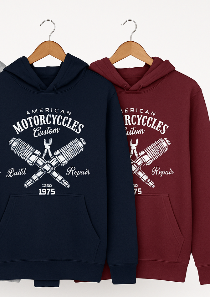 American Motorcycles Custom Hoodie