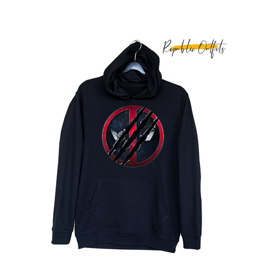 Deadpool Icon Scratch Hoodie