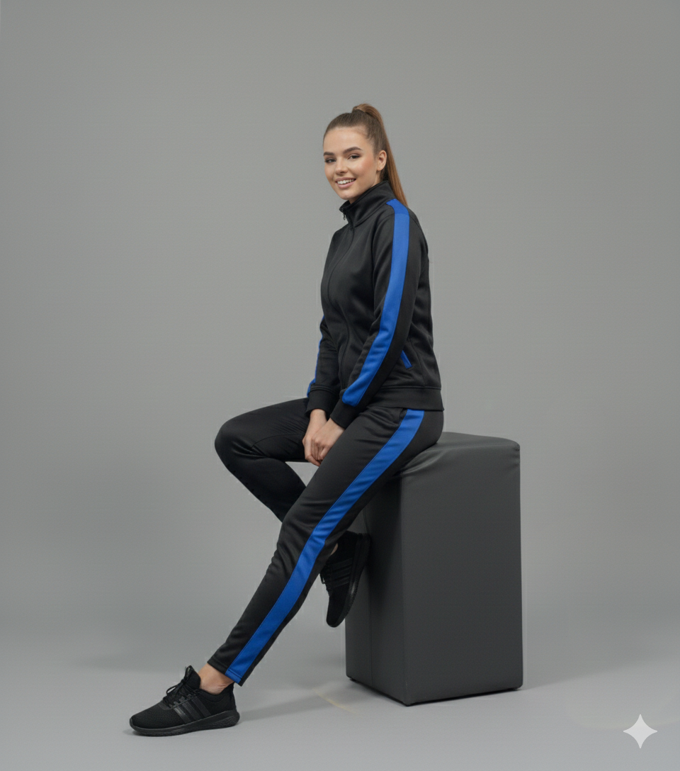 Women Polyester Fleece Tracksuit