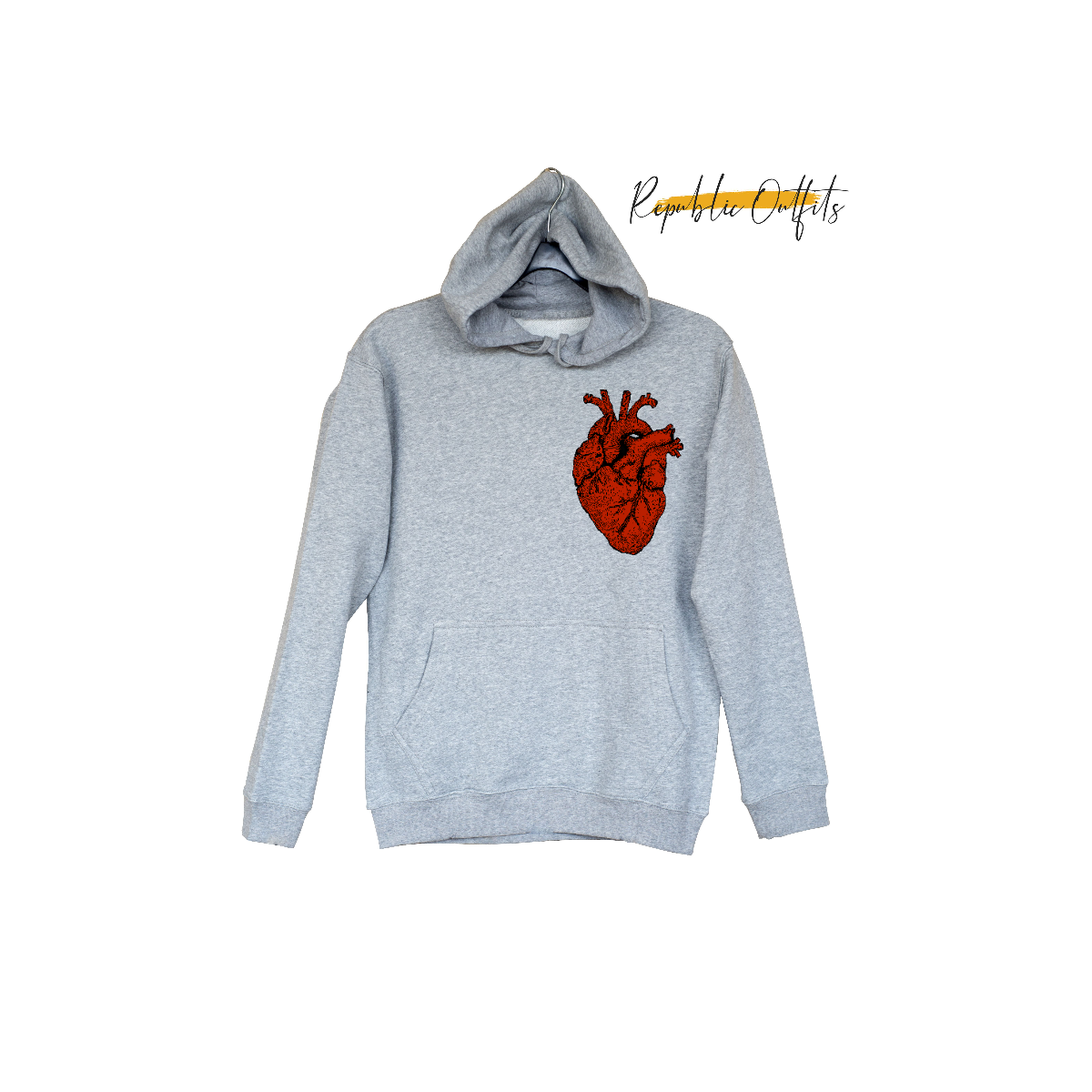 Customizable Anatomical Heart Design Hoodie