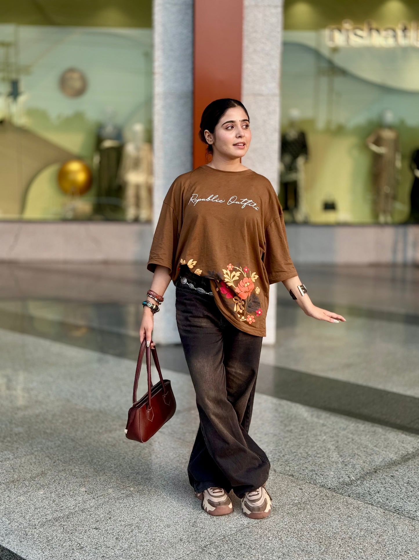 Lost In The Forest Oversized Tee