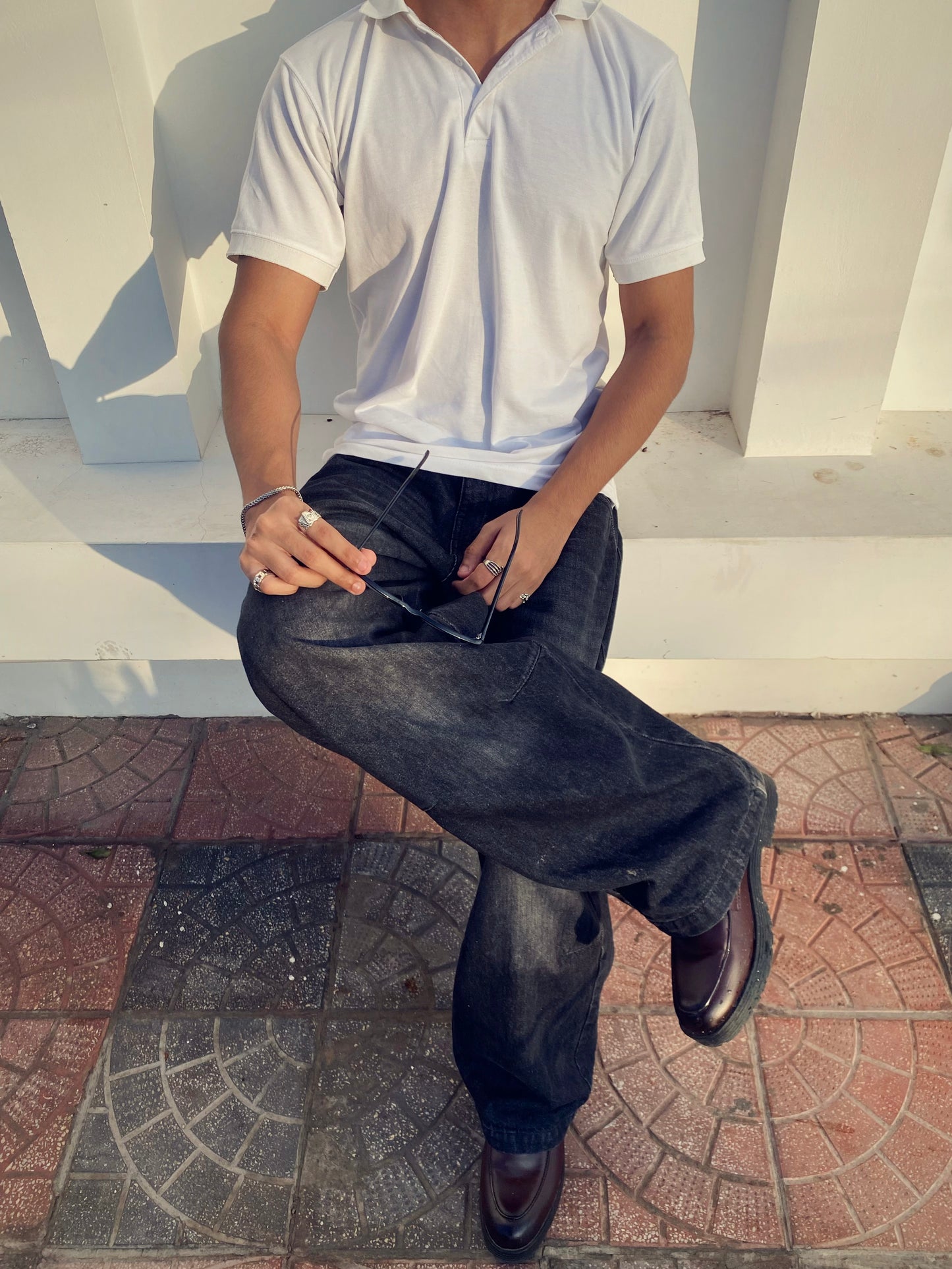 Polo T-shirt (White)