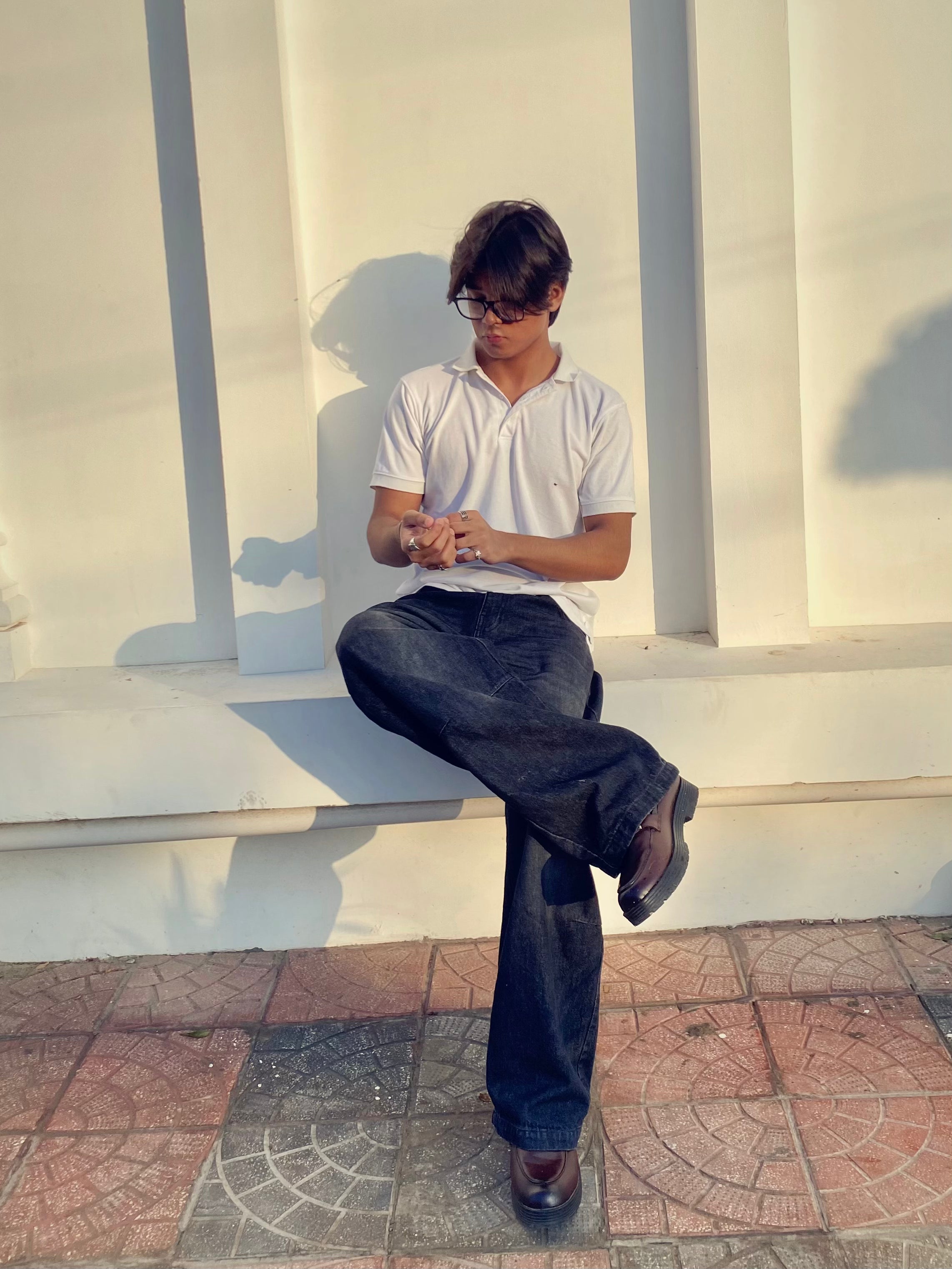 Polo T-shirt (White)