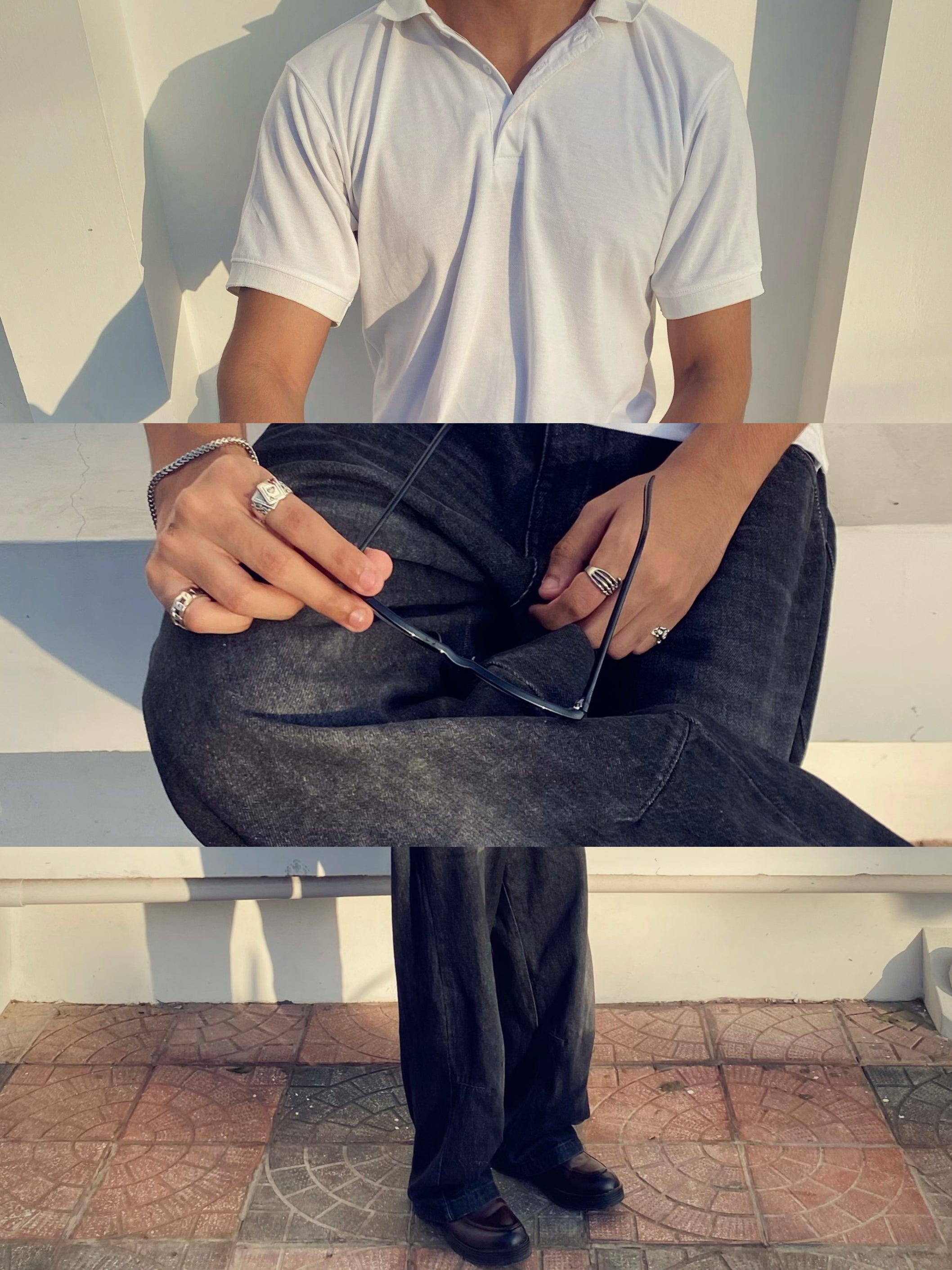 Polo T-shirt (White)