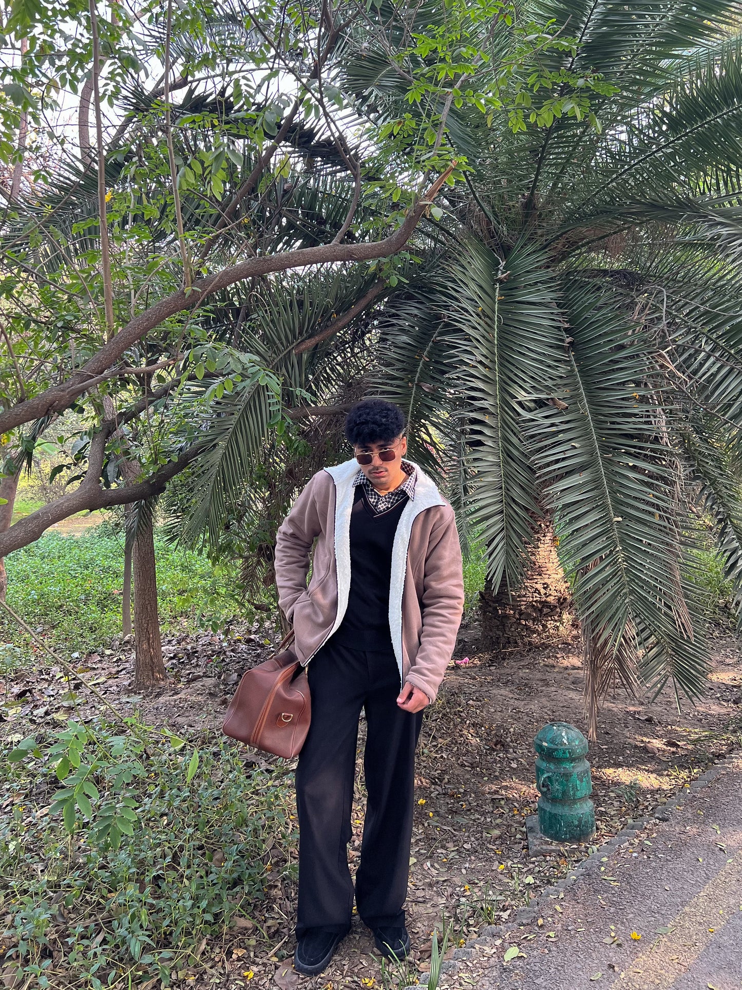 Fleece Jacket with Sherpa Inner Lining