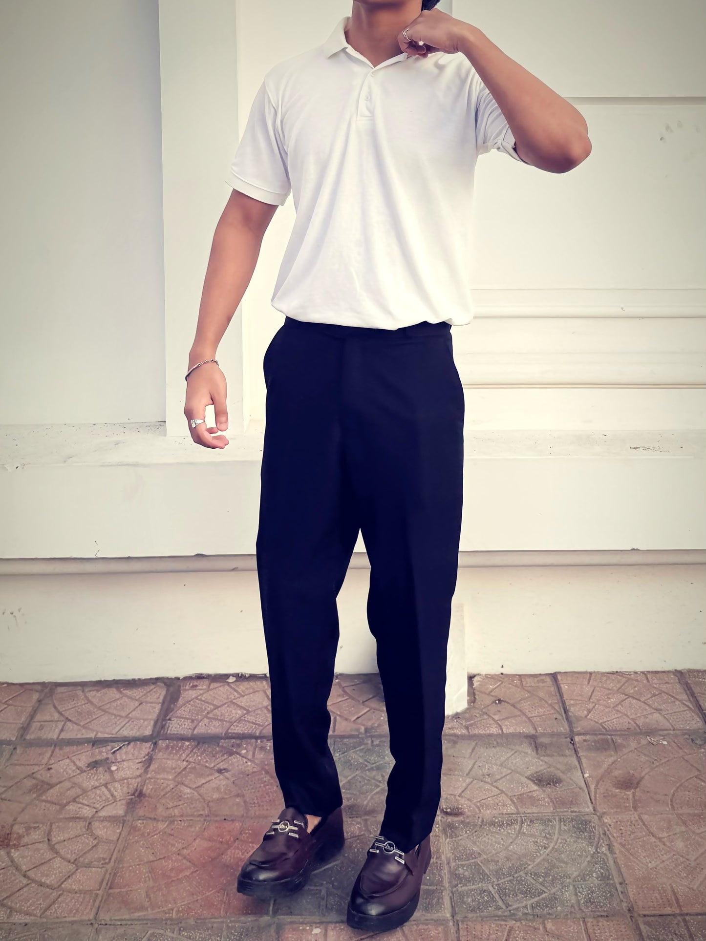 Polo T-shirt (White)