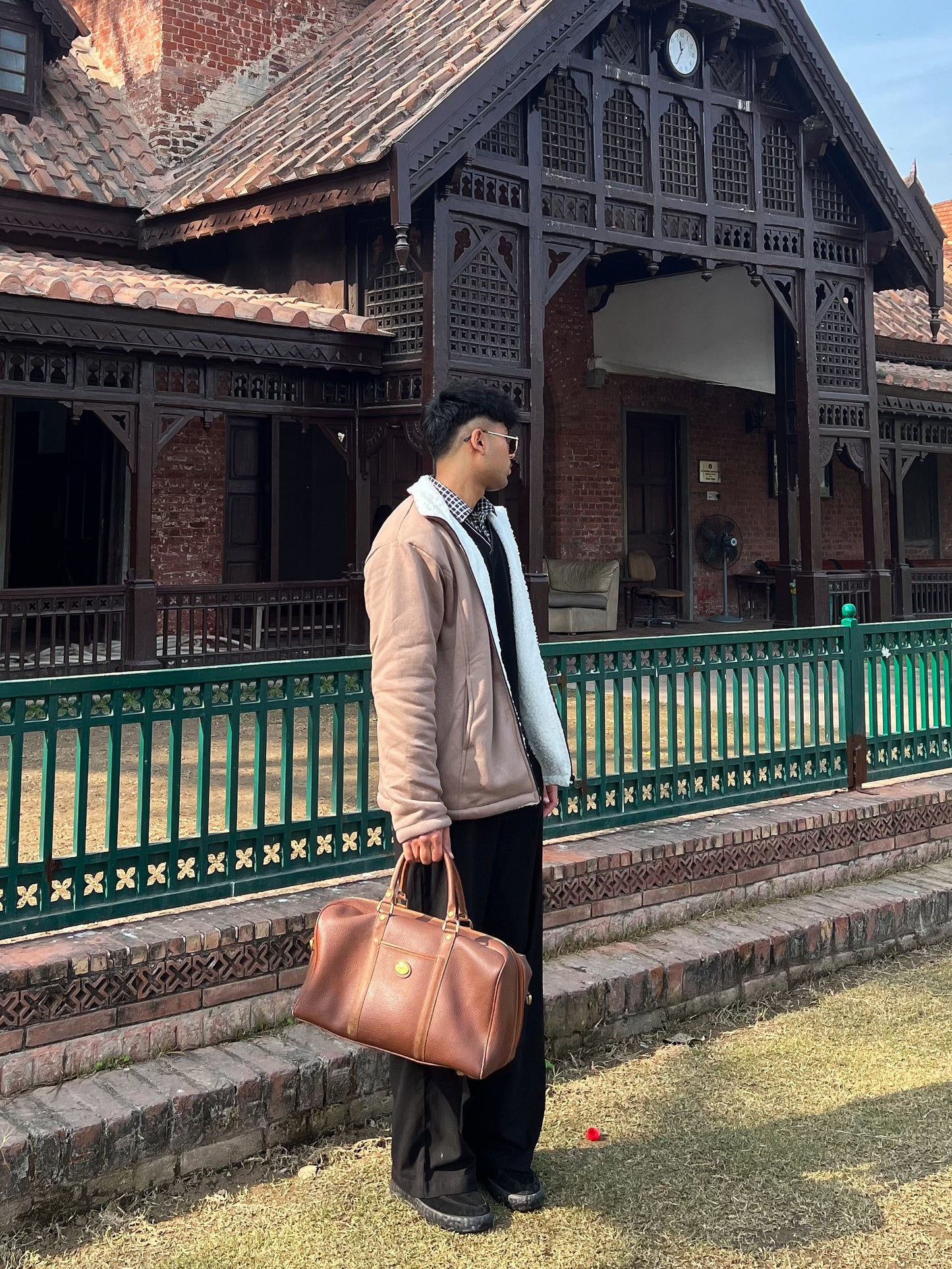 Fleece Jacket with Sherpa Inner Lining