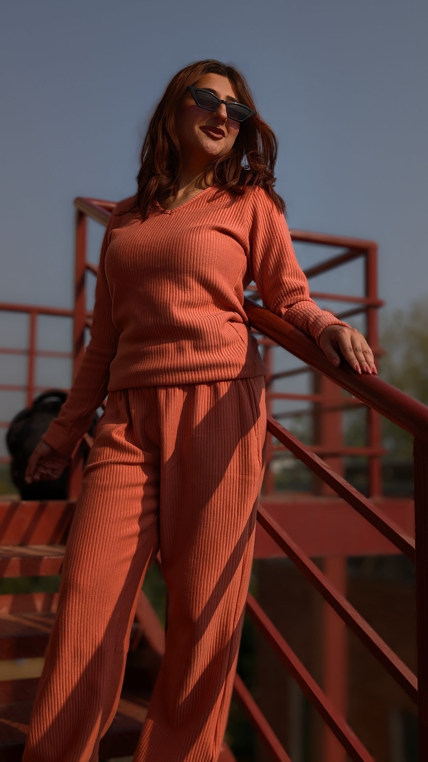 Dropped Needle Two-Piece Co-Ord Set