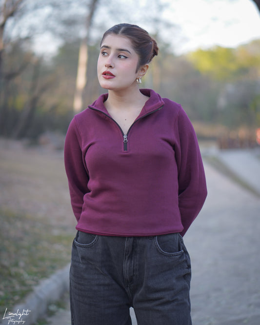 Essential Half-Zip Sweatshirt