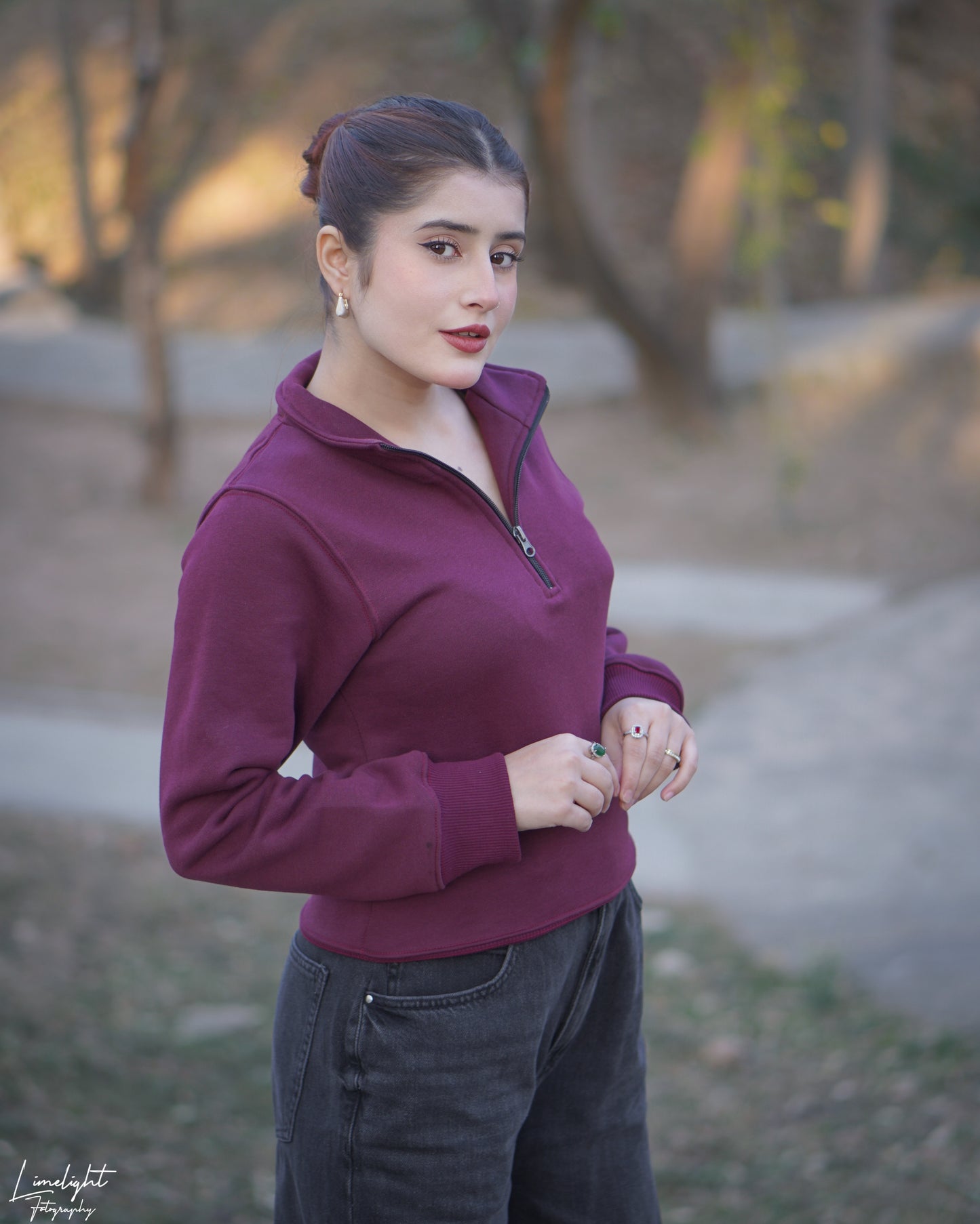 Essential Half-Zip Sweatshirt