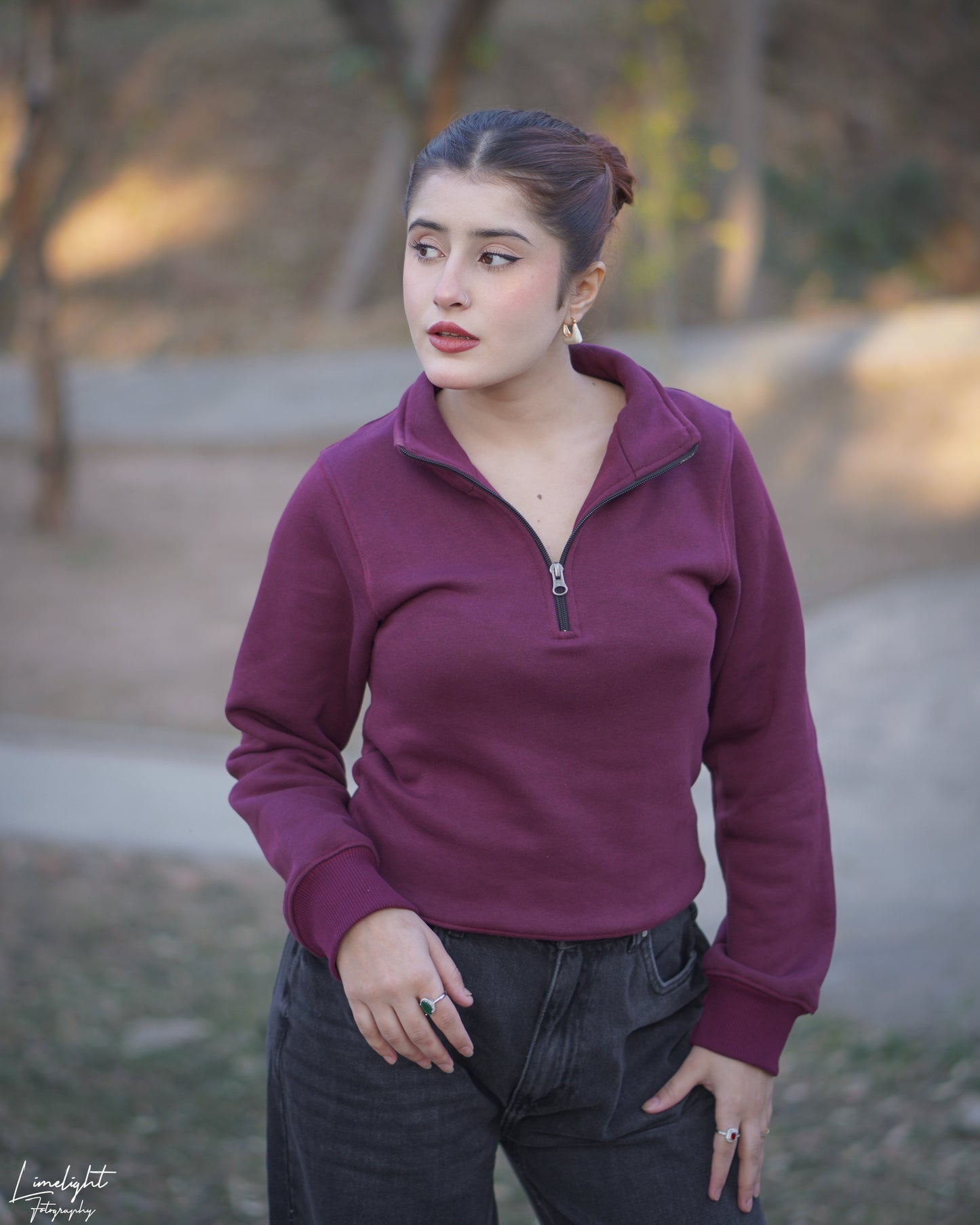 Essential Half-Zip Sweatshirt