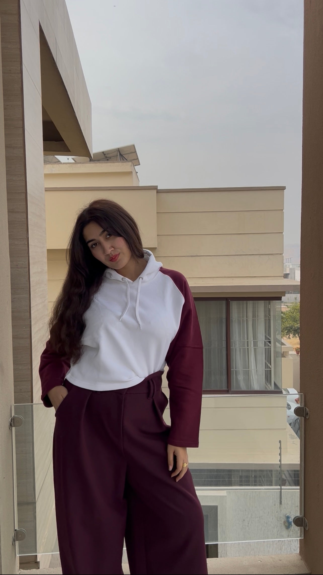 Raglan Cropped Hoodies