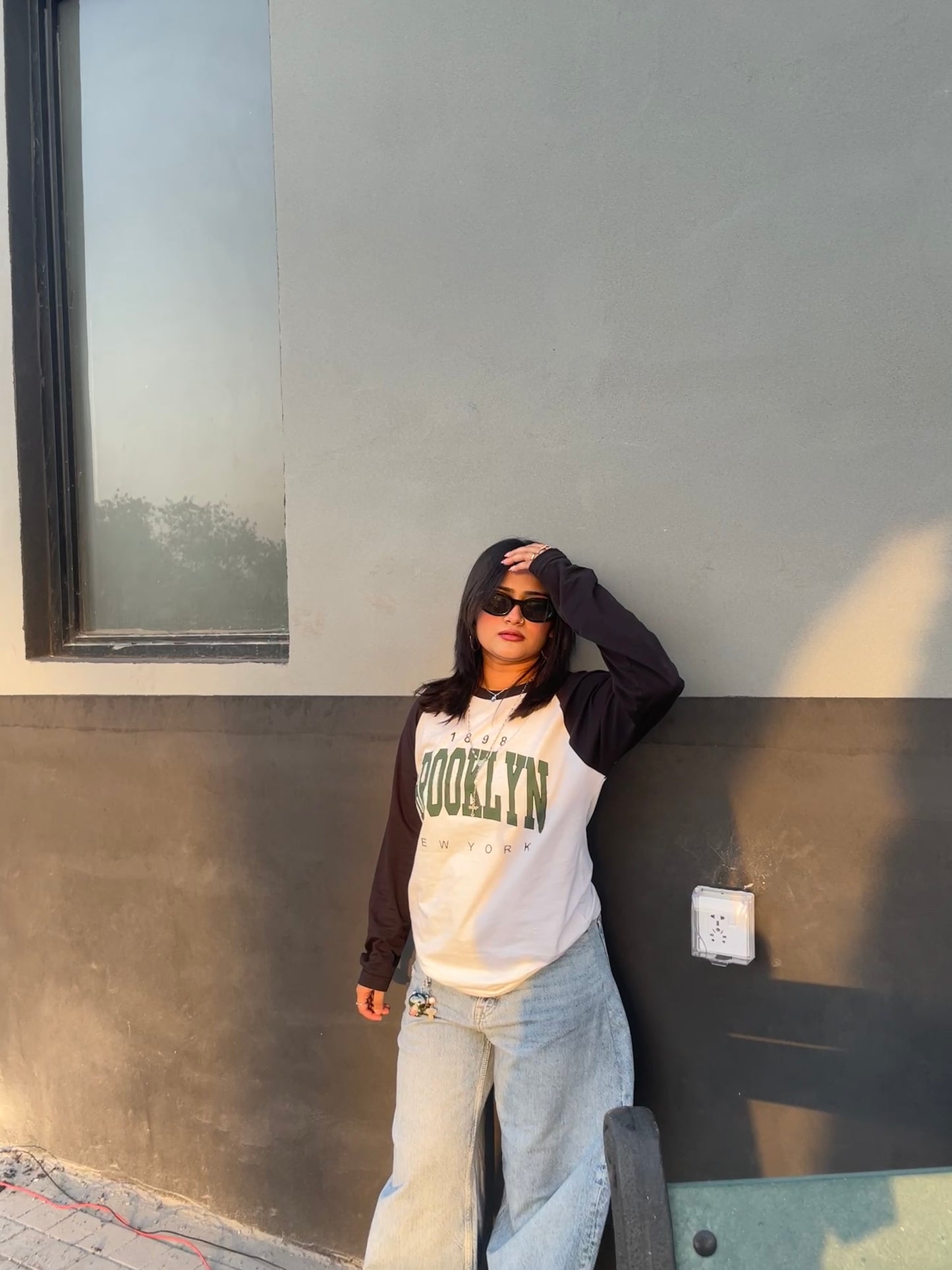 Brooklyn 1898 Raglan Long Sleeve T-Shirt