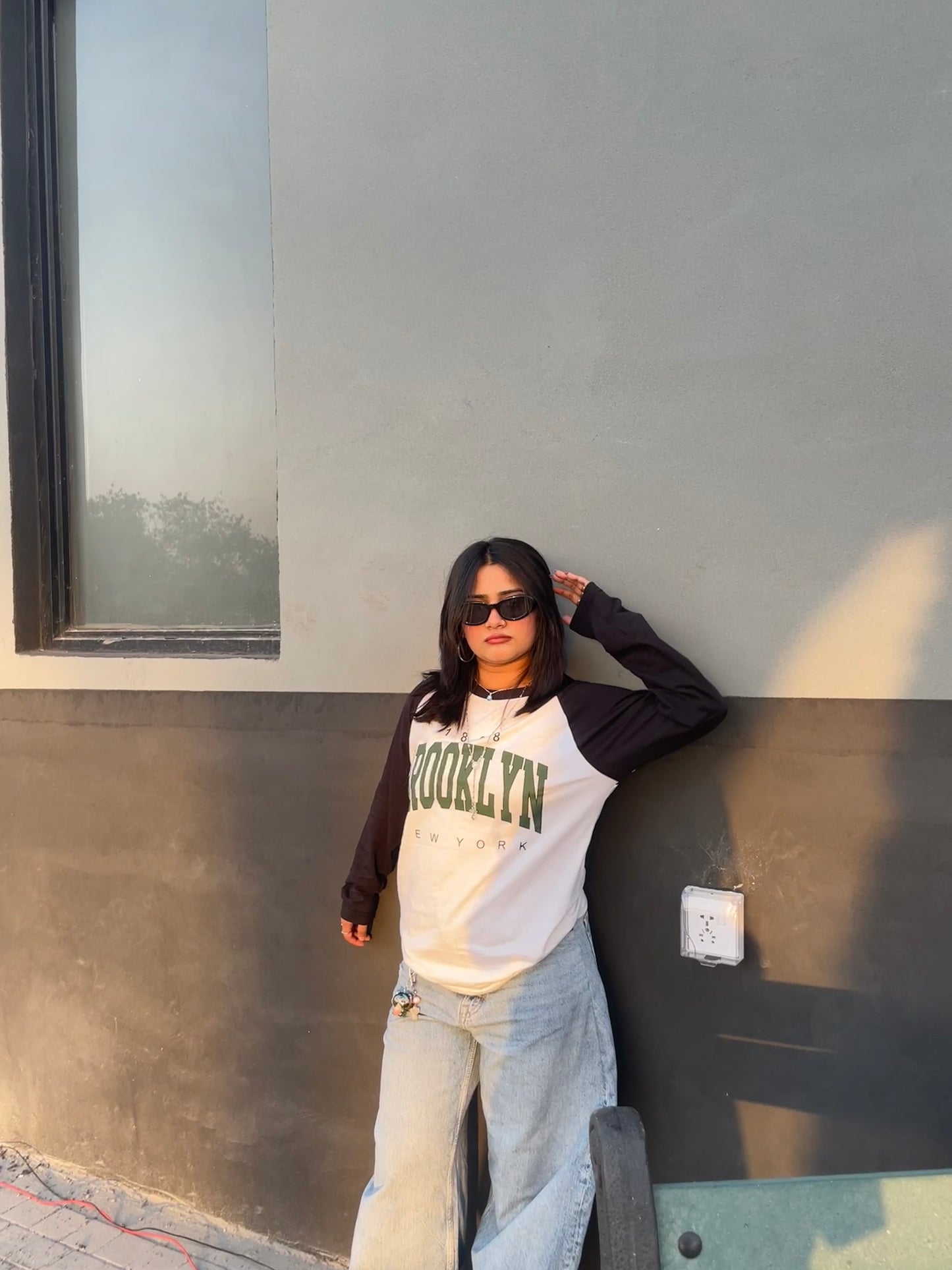Brooklyn 1898 Raglan Long Sleeve T-Shirt