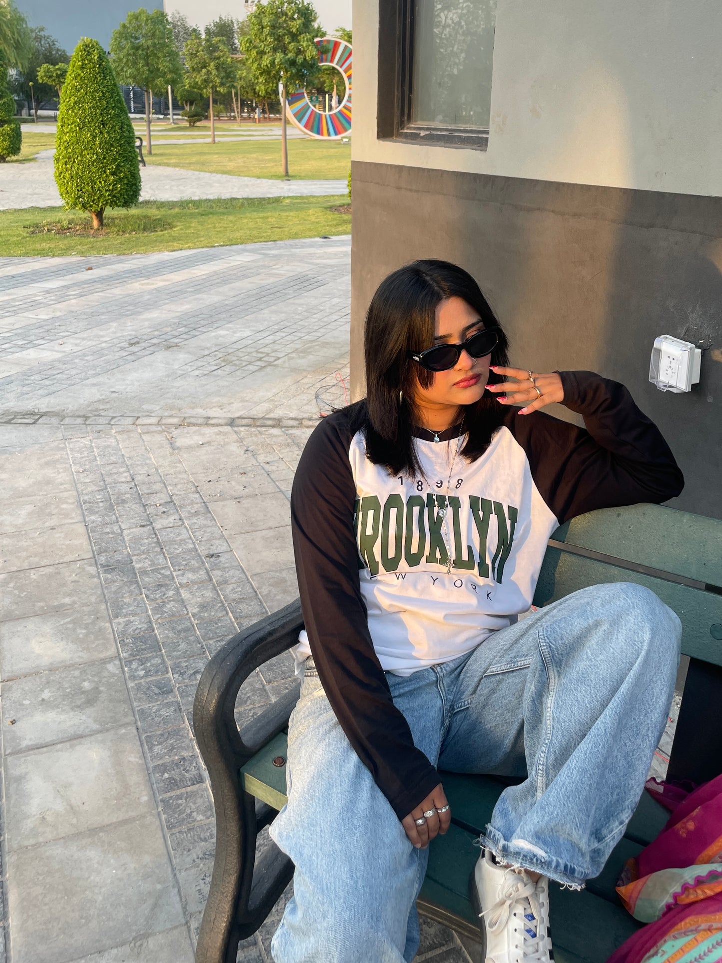 Brooklyn 1898 Raglan Long Sleeve T-Shirt