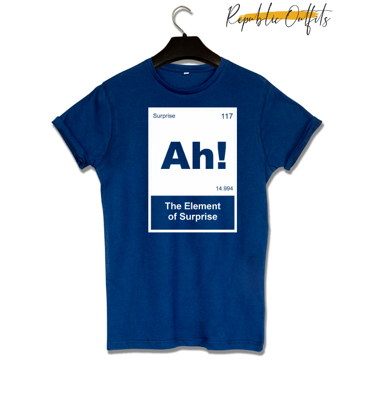 The Element of Surprise Graphic T-Shirt – 180 GSM Premium Cotton | Screen Printed