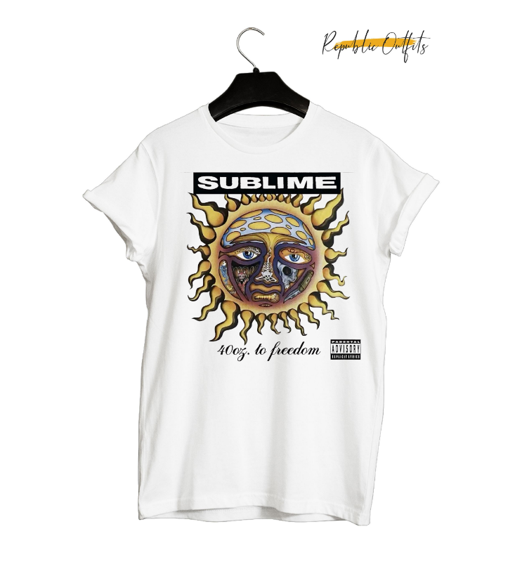 Sublime 40oz. to Freedom Inspired Graphic T-Shirt – 180 GSM Premium Cotton | DTG Printed