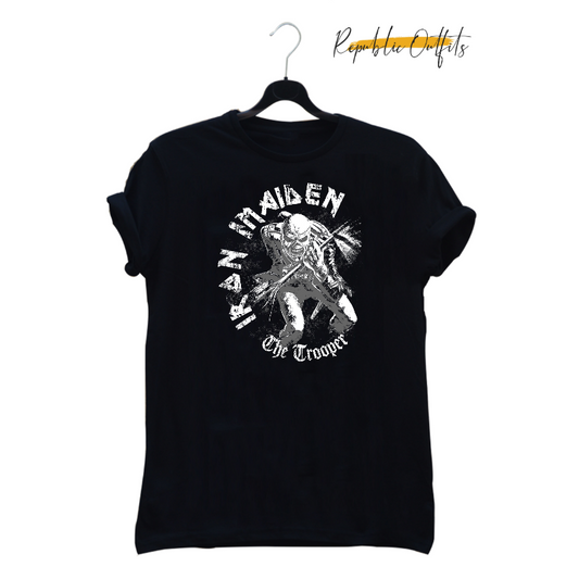 Eddie as "The Trooper," Black T-shirt