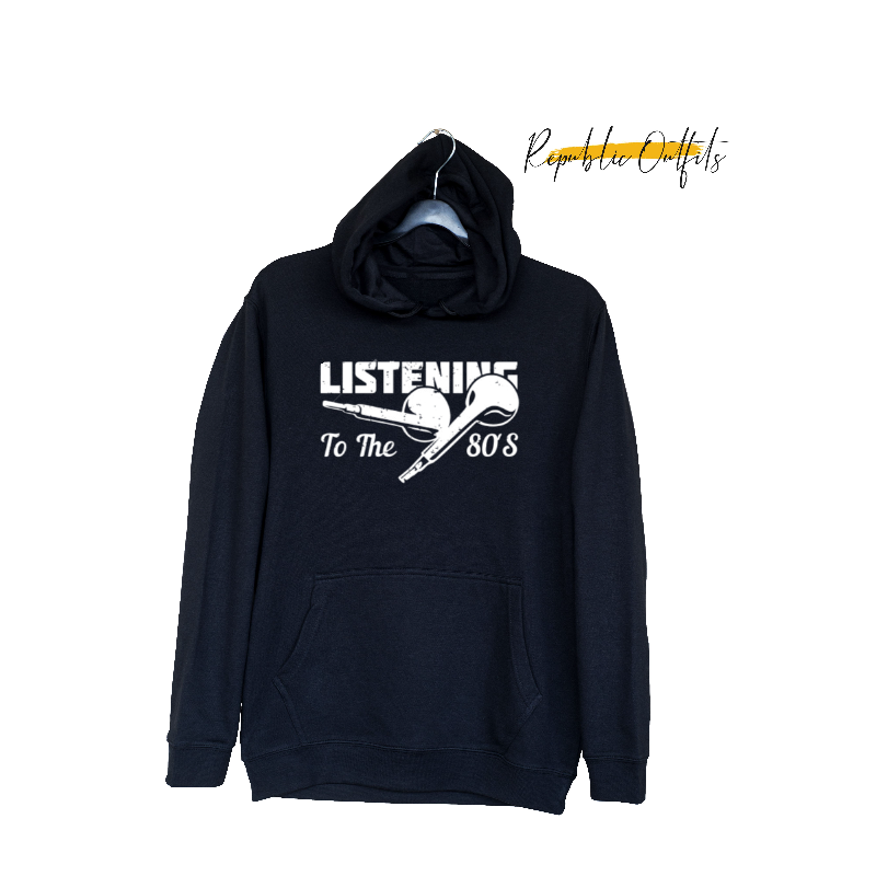 Listening to the 80s Hoodie