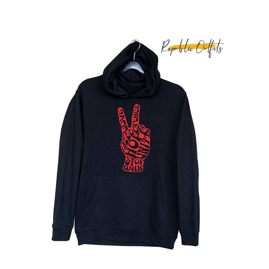 Stop War Graphic Hoodie